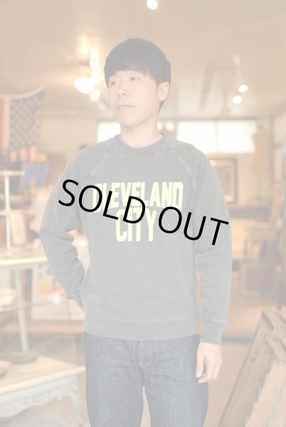 画像10: 【BARNS プリントクルーネックスウェット(クリーブランド/ブラック)】 (10)