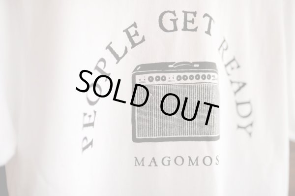 画像2: 【MAGOMOSKI×PEOPLE GET READYオリジナルTシャツ(アンプ/ホワイト)】 (2)