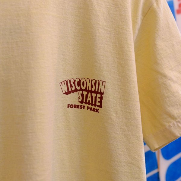画像3: 【BARNS プリントＴシャツ（WISCONSIN）イエロー】 (3)