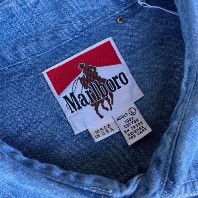 画像3: 【アメリカ製Marlboro マルボロ デニムシャツ NO.2405193 】