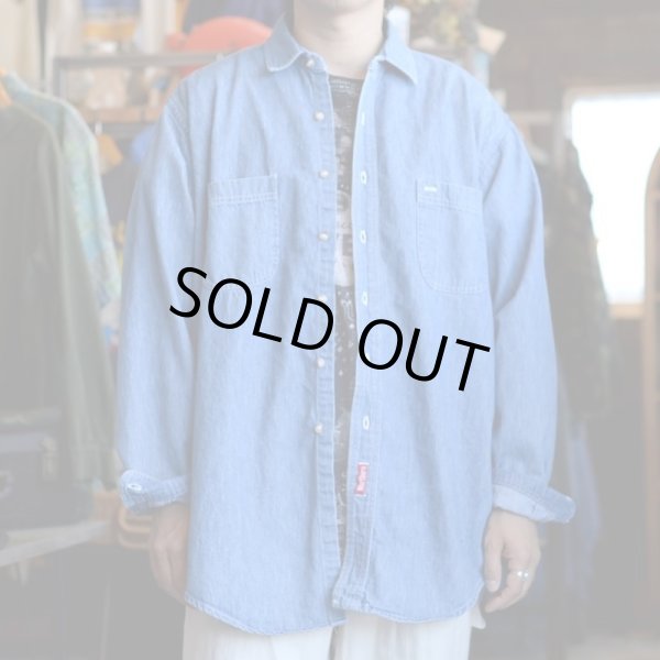 画像7: 【アメリカ製Marlboro マルボロ デニムシャツ NO.2405193 】 (7)