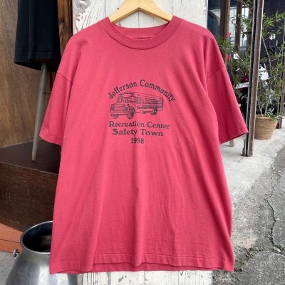 画像1: 【FRUIT OF THE LOOM Tシャツ Jefferson Community ピンク NO2407161】 