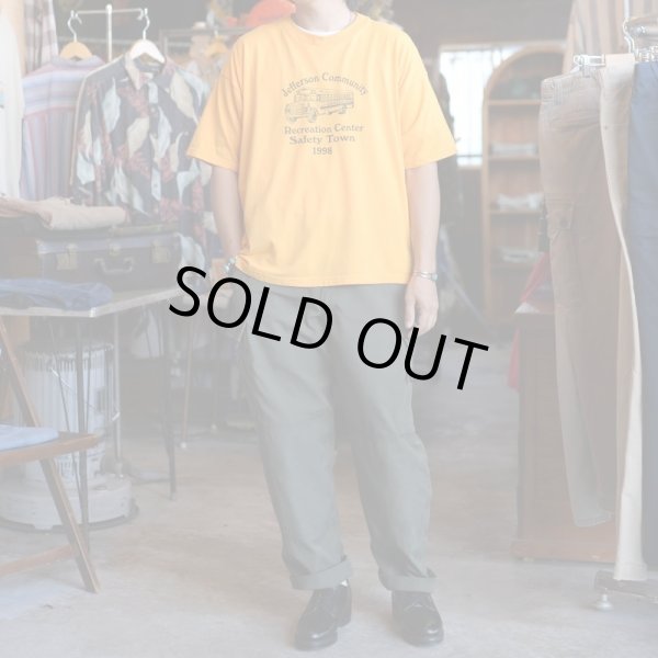 画像2: 【FRUIT OF THE LOOM Tシャツ Jefferson Community イエロー NO2407162】  (2)