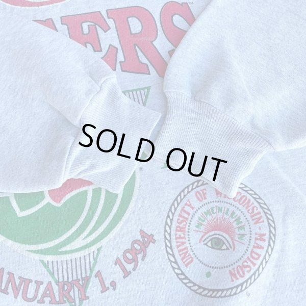 画像5: 【アメリカ製JERZEES スウェット WISCONSIN 大判プリント NO.2408261】 (5)