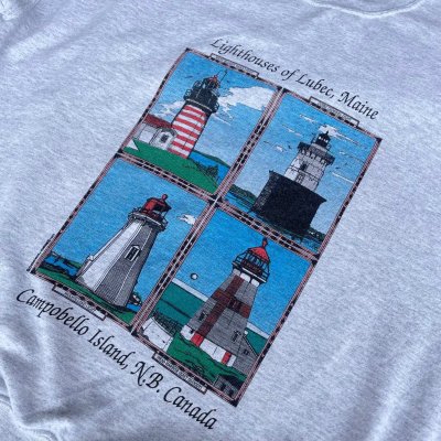 画像3: 【GILDAN ギルダン スウェット Lighthouses 灯台 NO.241003】