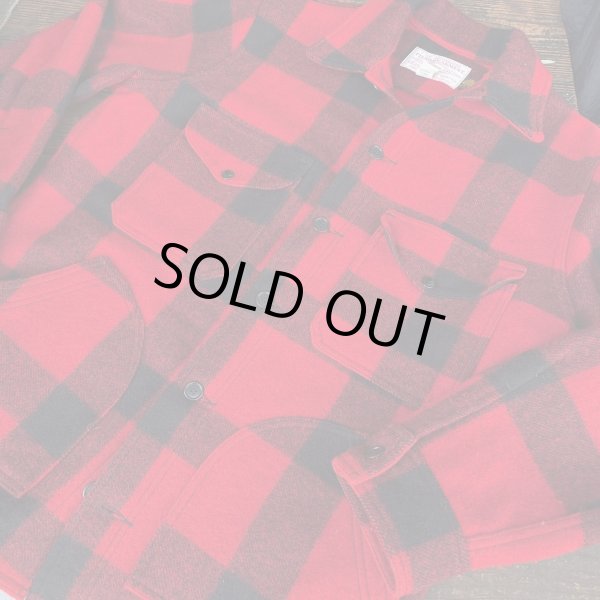 画像6: 【アメリカ製 FILSON フィルソン マッキノージャケット 赤×黒 NO.2412052】 (6)