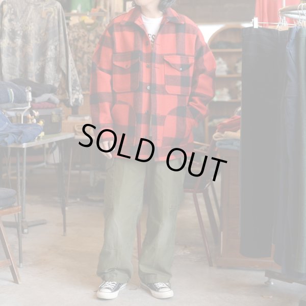 画像10: 【アメリカ製 FILSON フィルソン マッキノージャケット 赤×黒 NO.2412052】 (10)