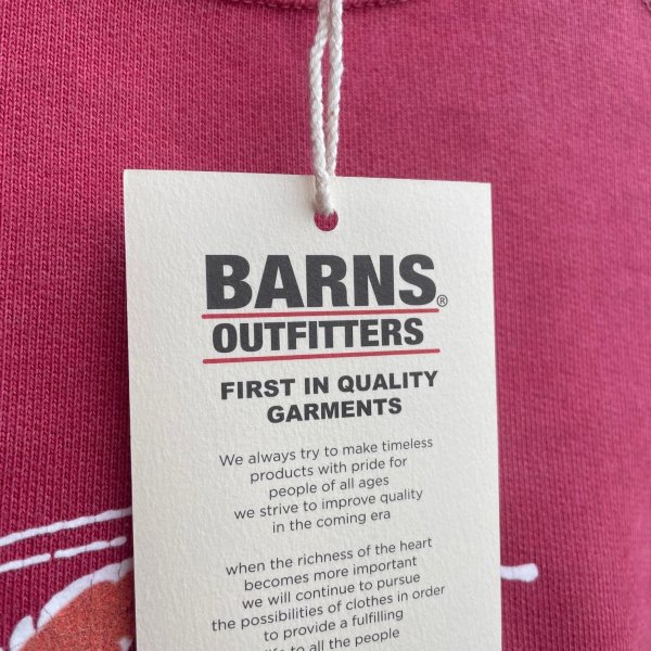 画像3: 【BARNS 半袖スウェット WATKINS GLEN（レッド）】 (3)