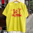 画像1: 【BARNS プリントＴシャツ CALIFORNIA BIKE（イエロー）】 (1)