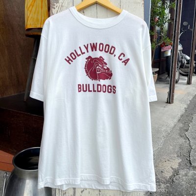 画像2: 【BARNS プリントＴシャツ BULLDOGS（ピンク/ホワイト）】
