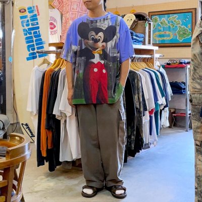 画像3: 【Walt Disney World ミッキーマウス 大判プリントTシャツ NO2507061】