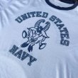 画像6: 【アメリカ製 VELVA SHEEN リンガーTシャツ U.S.NAVY NO2507102】 (6)