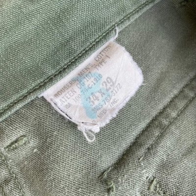 画像2: 【70S U.S.ARMY OG-107 UTILITY PANTS ベイカーパンツ NO2507103】
