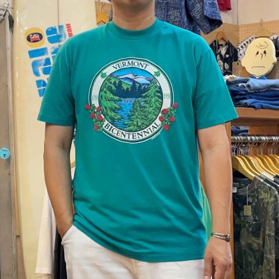 画像1: 【アメリカ製Hanes ヘインズTシャツ VERMONT NO2507181】