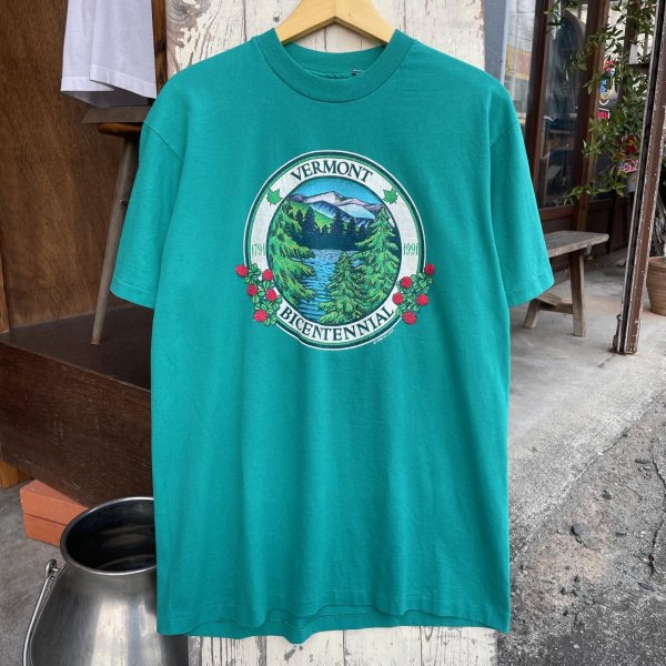 画像1: 【アメリカ製Hanes ヘインズTシャツ VERMONT NO2507181】 (1)