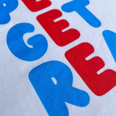 画像3: 【ピープルゲットレディ オリジナルTシャツ 三段ロゴ （ホワイト）】