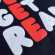 画像4: 【ピープルゲットレディ オリジナルTシャツ 三段ロゴ （ブラック）】 (4)