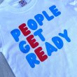 画像5: 【（キッズ）ピープルゲットレディ オリジナルTシャツ（ホワイト/ブラック） 】 (5)