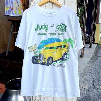 画像1: 【アメリカ製SCREEN STARS BEST Tシャツ JUDY AND Al's ホットロッド NO2508041】