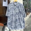 画像2: 【COLUMBIA コロンビア 半袖シャツ フィッシング柄 バスデザイン NO.2508101】 (2)