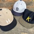 画像1: 【HIGHER ”ピープルゲットレディ別注”ワッペン付スウェットCAP（3color/alphabet）】 (1)