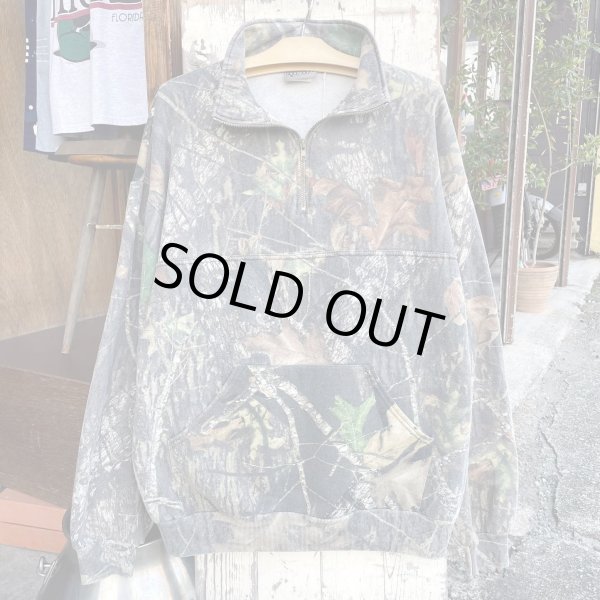 画像2: 【JERZEES リアルツリーカモ柄 ハーフジップスウェット NO2509111】 (2)