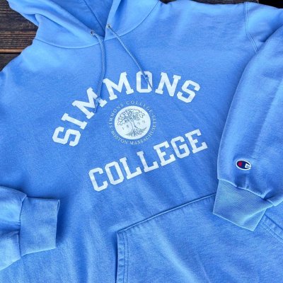 画像1: 【CHAMPION チャンピオン スウェットパーカー "SIMMONS COLLEGE" NO.2509151】