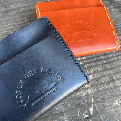 画像3: 【PEOPLE GET READY オリジナルコインケース ミニウォレット(ブラック/キャメル)】