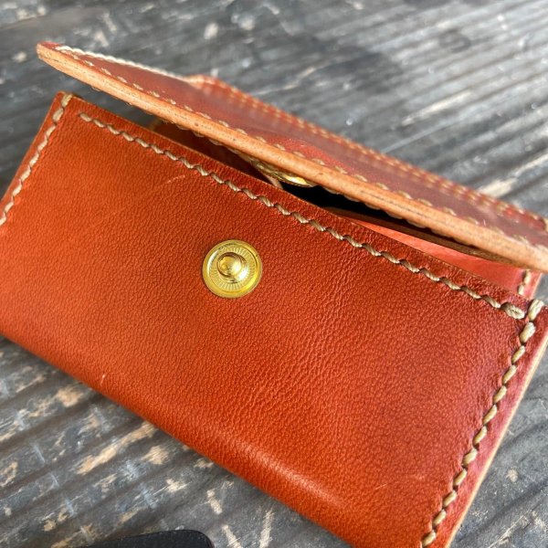 画像5: 【PEOPLE GET READY オリジナルコインケース ミニウォレット（ブラック/キャメル）】 (5)