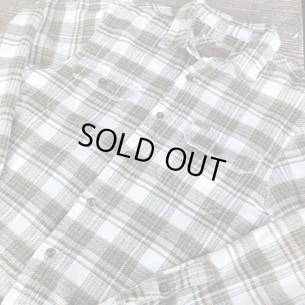 画像6: 【ORVIS オービス ネルシャツ ホワイト×グリーン NO.2509181】 (6)