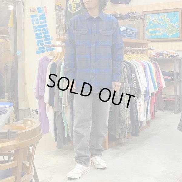 画像2: 【ORVIS オービス ネルシャツ チャコール×ブルー NO.2509182】 (2)