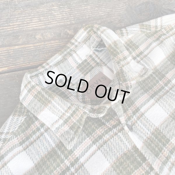 画像4: 【ORVIS オービス ネルシャツ ホワイト×グリーン NO.2509181】 (4)