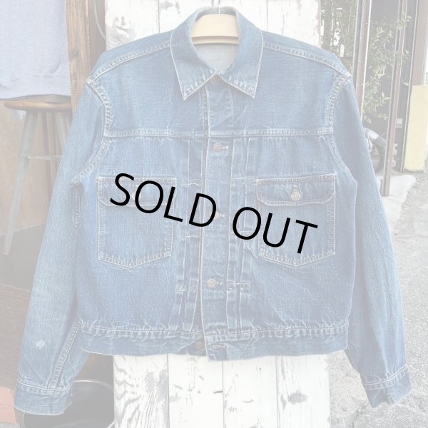 画像1: 【1950s LEVI'S 506XX 2nd ハギ付き デニムジャケット サイズ42〜44 NO.2510311】 (1)