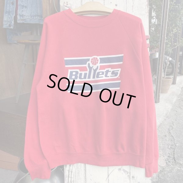 画像1: 【アメリカ製MILLER スウェット Bullets NBA ブレッツ NO.2511041】 (1)