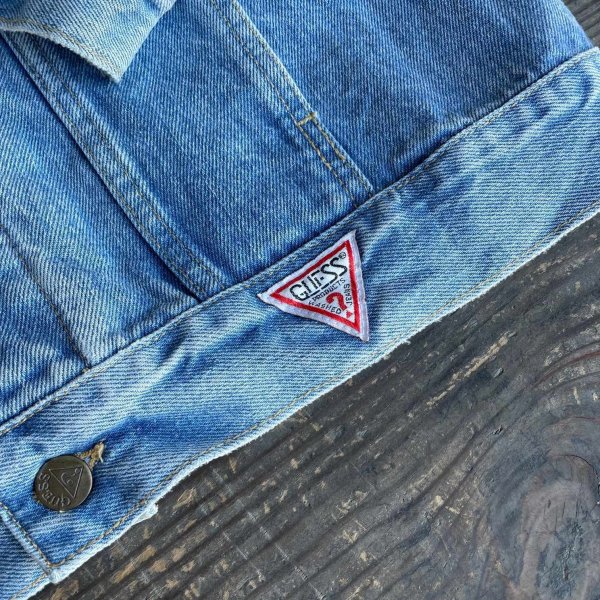 画像9: 【アメリカ製GUESS? GEORGES MARCIANO デニムジャケット NO.2511162】 (9)